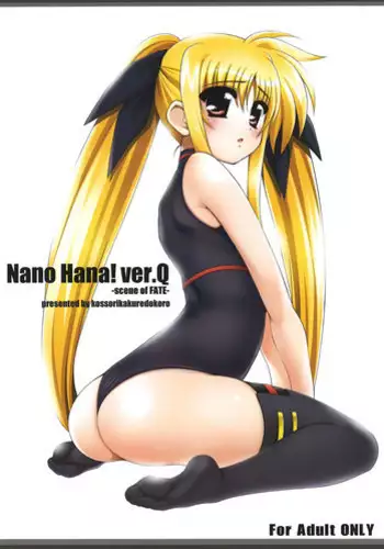 (C81) [Kossorikakuredokoro (Island)] Nano Hana! ver.Q -scene of FATE- (Magical Girl Lyrical Nanoha)